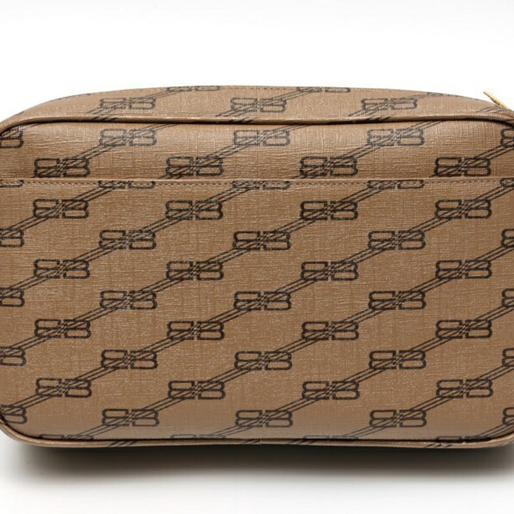 BALENCIAGA Brown Monogram Shoulder Bag - Picture 3 of 6